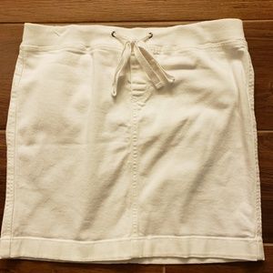 Loft white denim skirt sz 2